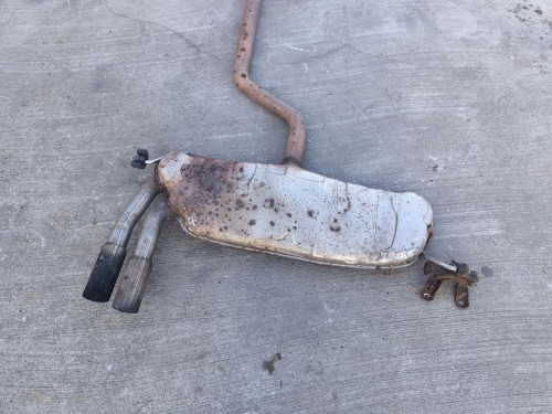 TŁUMIK WYDECH AUDI A3 8P VOLKSWAGEN SEAT SKODA 2.0 TDI 1K0120B 1K6253611T