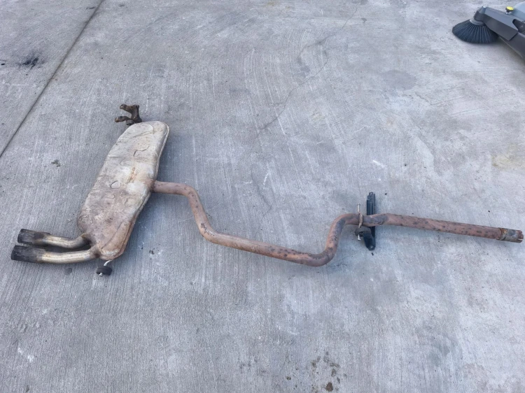 TŁUMIK WYDECH AUDI A3 8P VOLKSWAGEN SEAT SKODA 2.0 TDI 1K0120B 1K6253611T