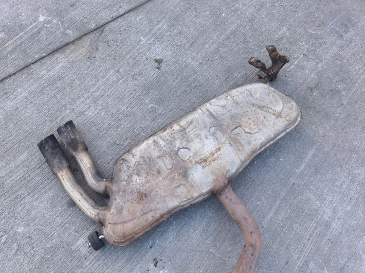 TŁUMIK WYDECH AUDI A3 8P VOLKSWAGEN SEAT SKODA 2.0 TDI 1K0120B 1K6253611T