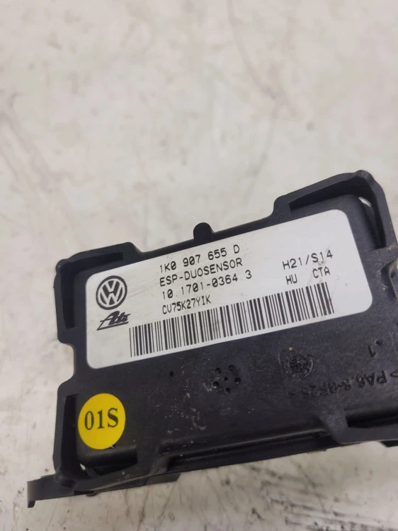 CZUJNIK MODUŁ SENSOR ESP AUDI VW SEAT 1K0907655D
