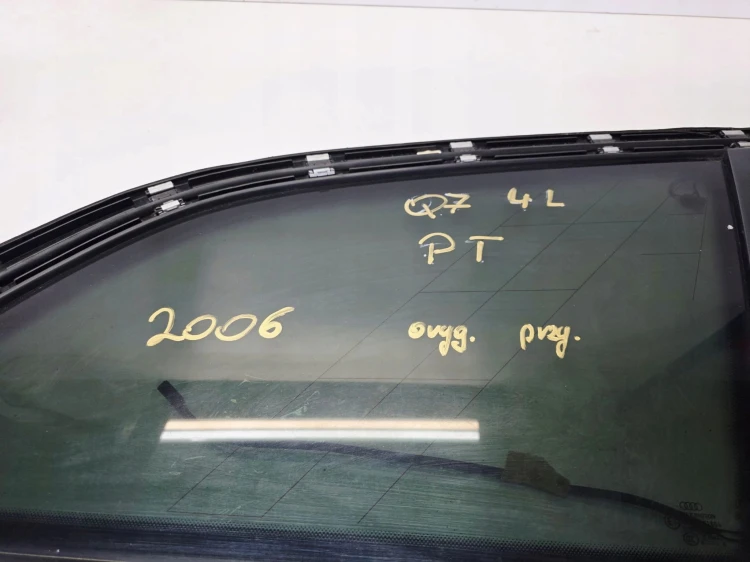 SZYBA KAROSERYJNA PRAWY TYŁ ORYG. PRZYCIEMNIANA AUDI Q7 4L 4L0845300B 2006R