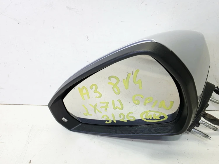 LUSTERKO ZEWNĘTRZNE LEWE AUDI A3 8V 8V3 8V4 LX7W 6 PIN UK 3/26
