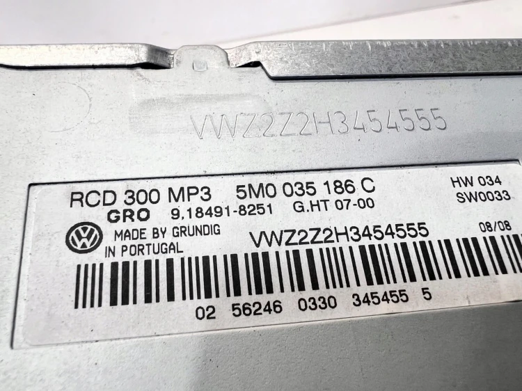 RADIO VW TIGUAN 5M0035186C