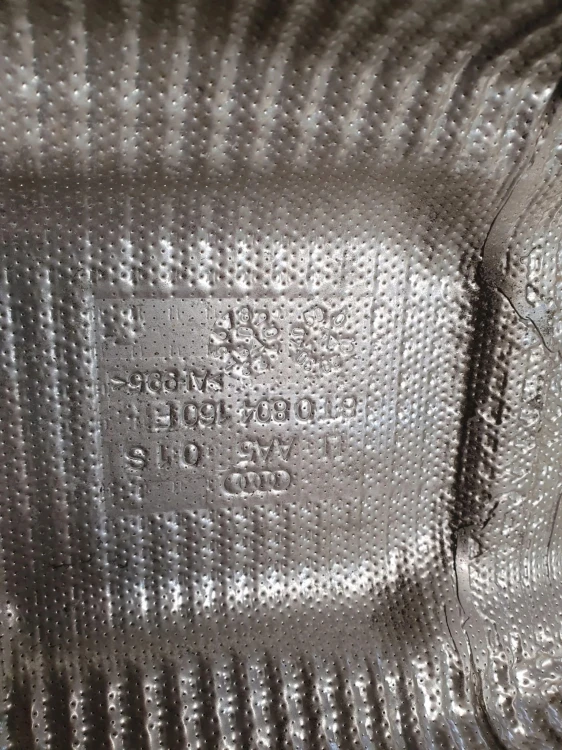 OSŁONA TERMICZNA AUDI A5 8T COUPE 8T0804160F