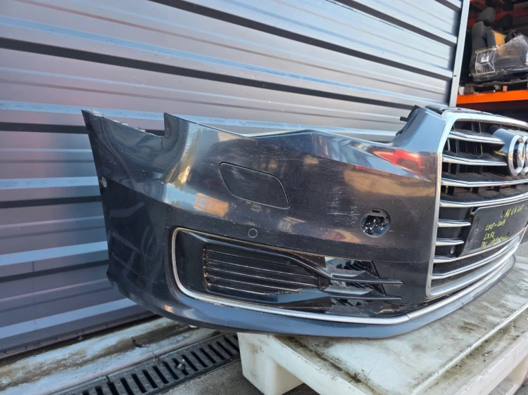 ZDERZAK PRZÓD KOMPLETNY AUDI A6 C7 LIFT SPRYSKI 4 X PDC LX5R ORYGINAŁ !!!