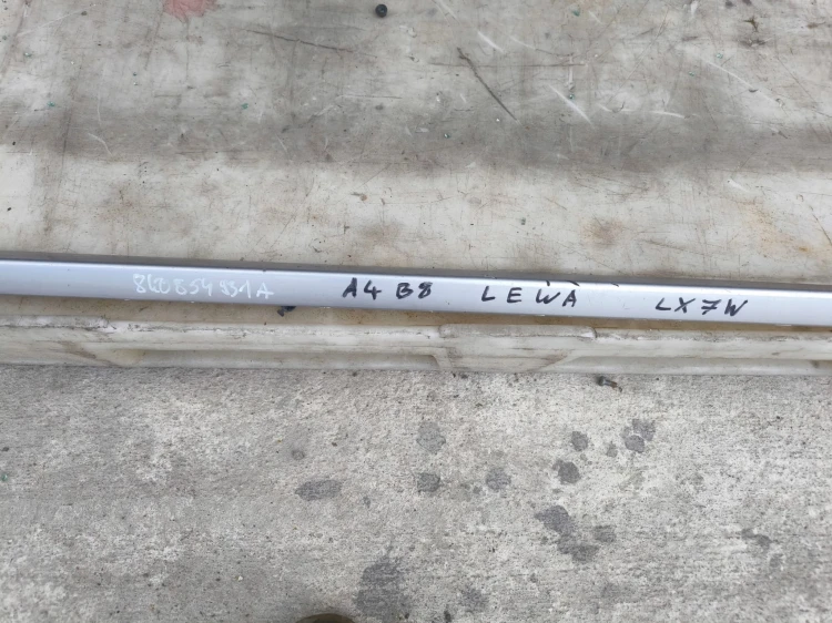 LISTWA PROGOWA LEWA AUDI A4 B8 S LINE 8K0854931A LX7W ORYGINAŁ !!!