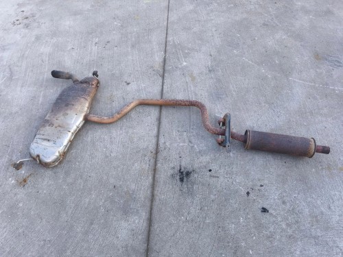 TŁUMIK WYDECH AUDI A3 8P VOLKSWAGEN SEAT SKODA 1K0118A 1K0120D 1K6253611M