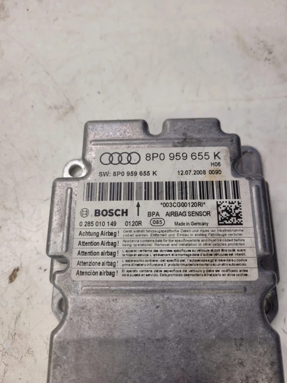 SENSOR PODUSZEK AIRBAG AUDI A3 8P 8P0959655K