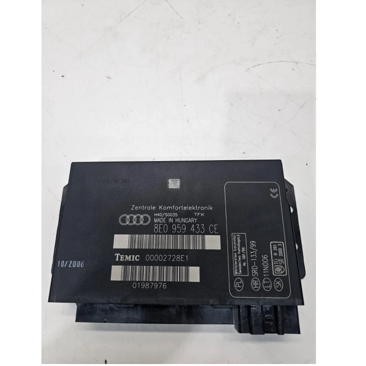 MODUŁ KOMFORTU AUDI A4 B6 B7 8E0959433CE ORYGINAŁ