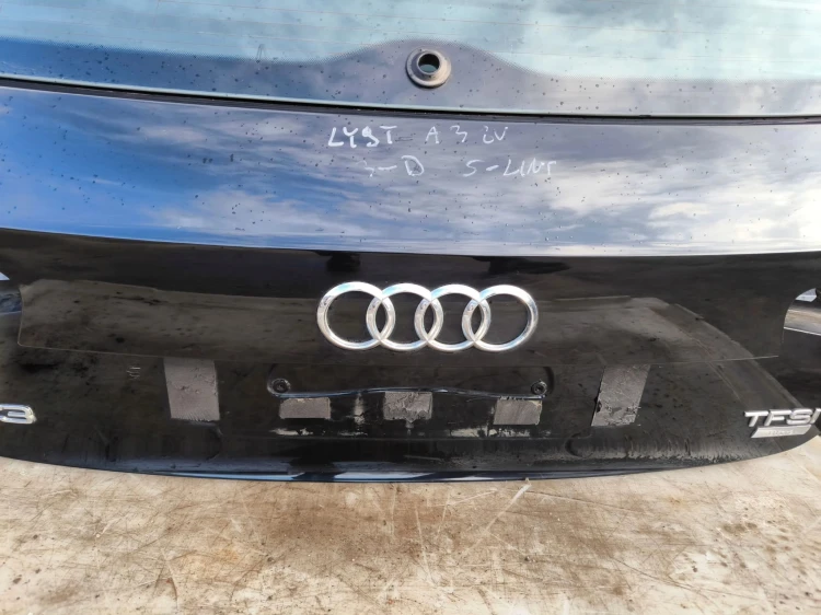 KLAPA TYŁ TYLNA AUDI A3 8V3 3 DRZWI S LINE LY9T ORYGINAŁ !!!