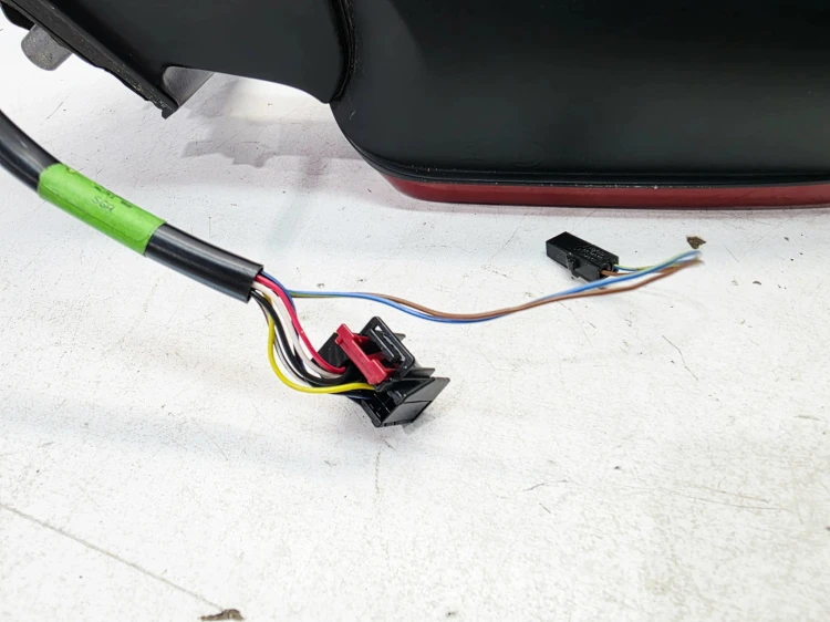 LUSTERKO ZEWNĘTRZNE LEWE AUDI A4 B8 LIFT LY3M 6+2 PIN UK