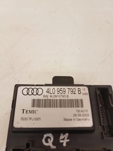 STEROWNIK MODUŁ DRZWI AUDI Q7 4L 4L0959792B