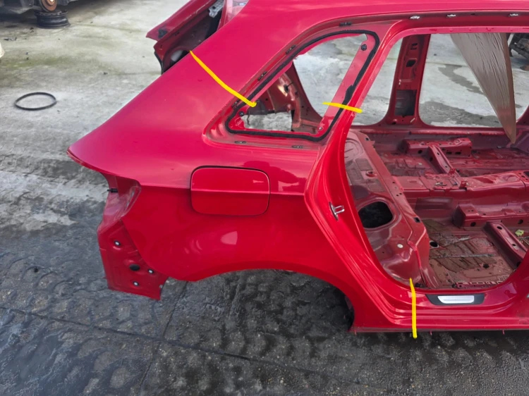 ĆWIARTKA BŁOTNIK TYŁ PRAWA STRONA AUDI A3 8V 5-DRZWI SPORTBACK 2011-2018 *3