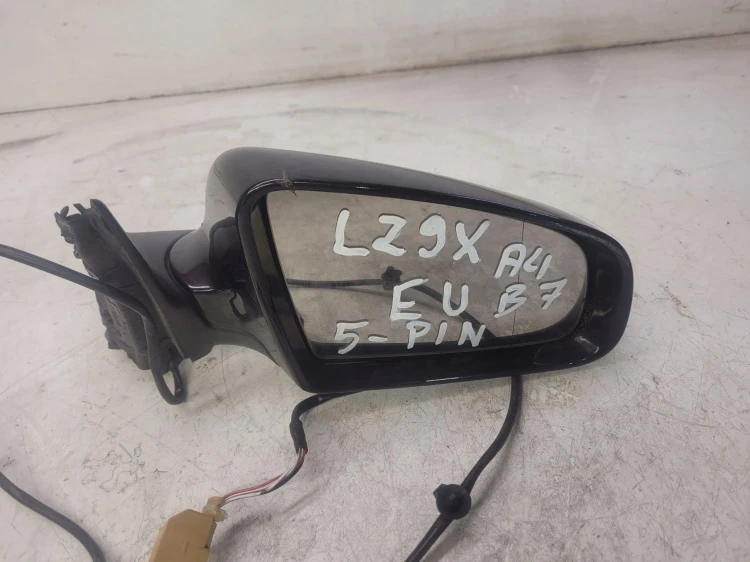 LUSTERKO ZEWNĘTRZNE PRAWE AUDI A4 B7 LZ9X 5-PIN EU