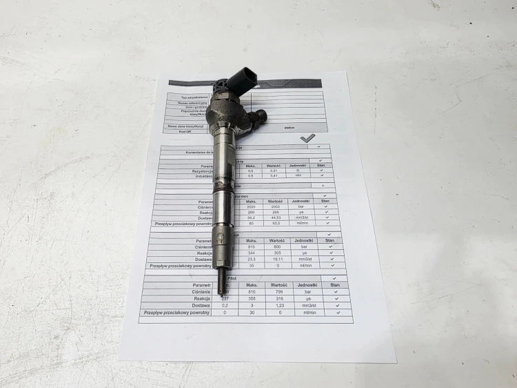 WTRYSKIWACZ WTRYSK AUDI VOLKSWAGEN SEAT SKODA 1.6TDI 04L130277AD SPRAWDZONE
