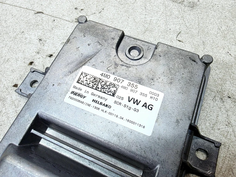 MODUŁ STEROWNIK ŚRODKA REDUKUJĄCEGO AUDI A4 B9 A5 A6 Q7 4M 4M0907355