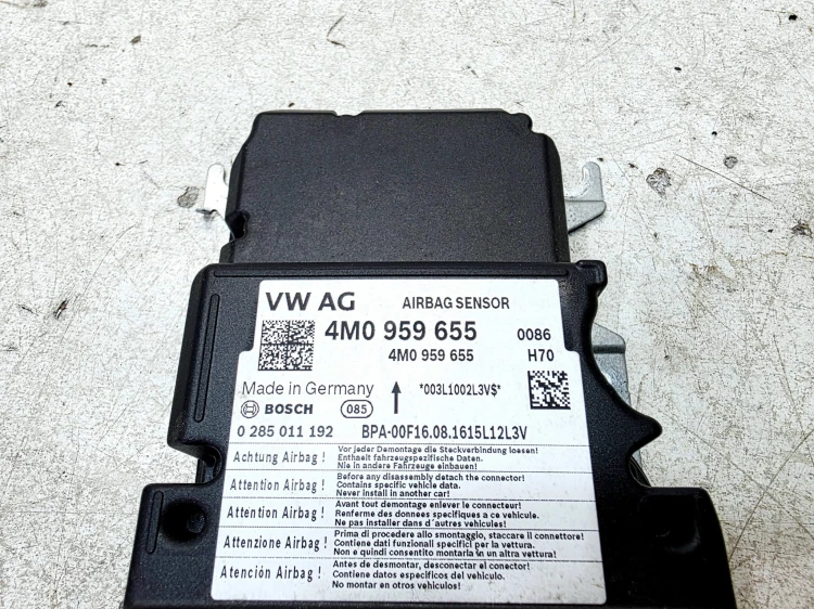 MODUŁ SENSOR STEROWNIK PODUSZEK AIRBAG AUDI Q7 4M 4M0959655
