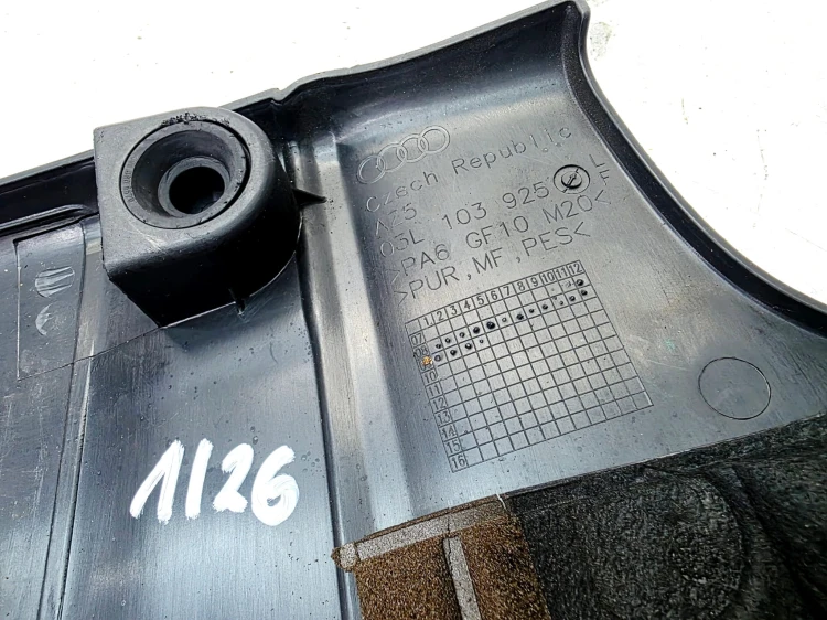 OSŁONA GÓRNA POKRYWA SILNIKA AUDI A4 B8 A5 8T Q5 A6 2.0 TDI 03L103925L 1/26
