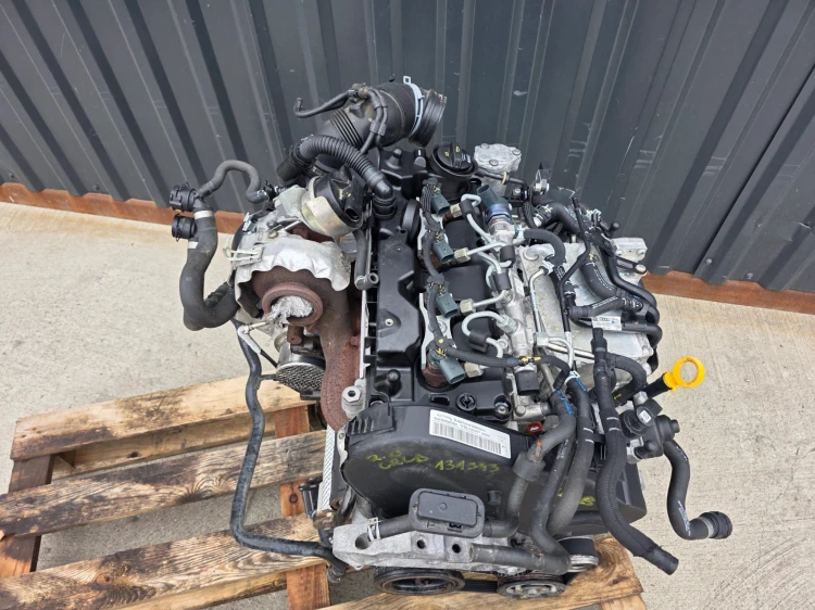 SILNIK KOMPLETNY AUDI VW SEAT SKODA 2.0 TDI CRL CRLB 131343 KM ORYGINAŁ !!!