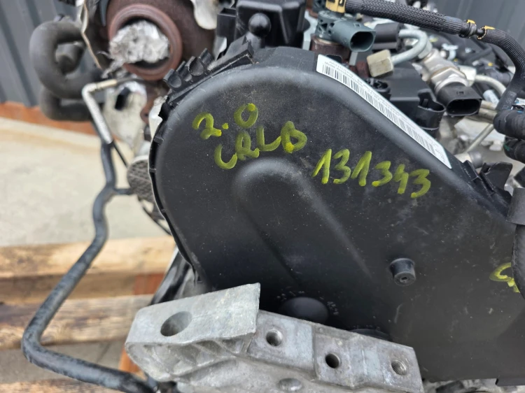 SILNIK KOMPLETNY AUDI VW SEAT SKODA 2.0 TDI CRL CRLB 131343 KM ORYGINAŁ !!!