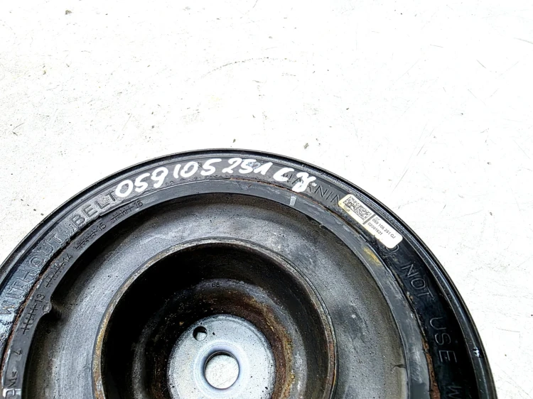 KOŁO PASOWE WAŁU KORBOWEGO AUDI A4 B9 A5 A6 C7 Q7 4M 3.0 TDI 059105251CJ