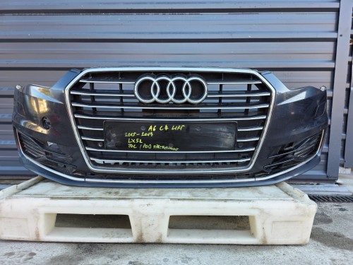ZDERZAK PRZÓD KOMPLETNY AUDI A6 C7 LIFT SPRYSKI 4 X PDC LX5R ORYGINAŁ !!!