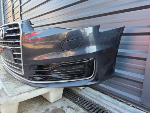 ZDERZAK PRZÓD KOMPLETNY AUDI A6 C7 LIFT SPRYSKI 4 X PDC LX5R ORYGINAŁ !!!