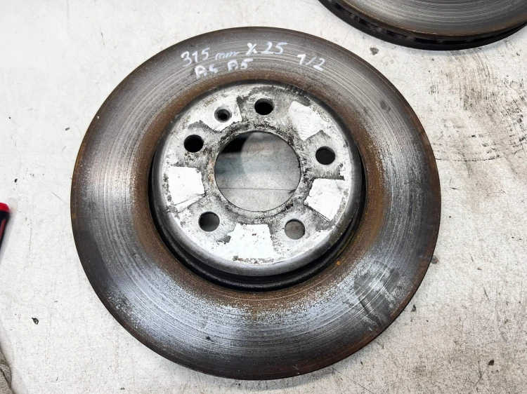 TARCZA TARCZE HAMULCOWE PRZÓD AUDI A4 A5 315MMX25MM