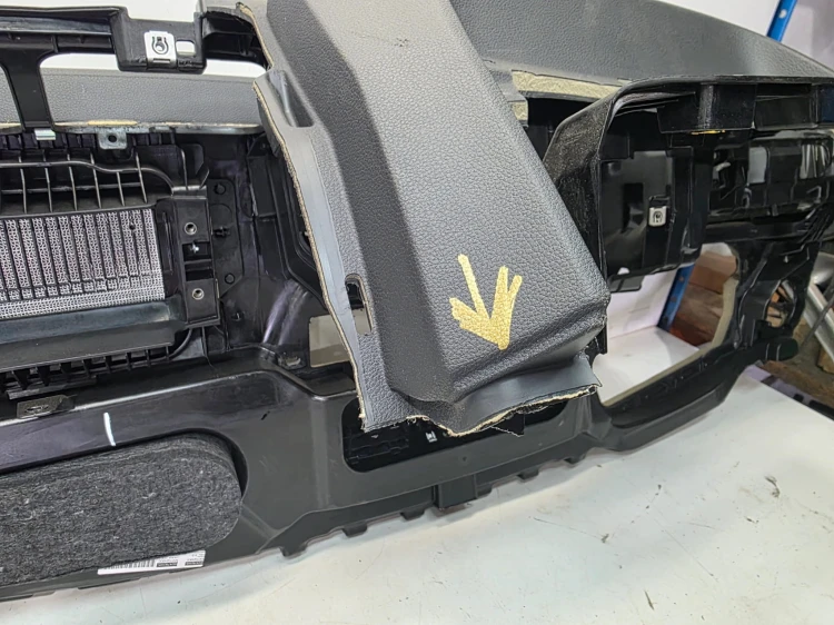 DESKA KONSOLA KOKPIT HEAD UP AUDI Q7 4M 4M2857001J ANGIELSKA