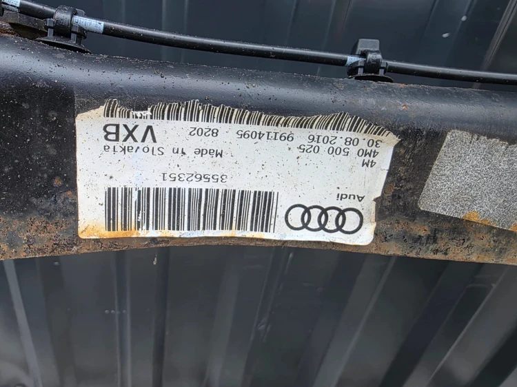 TRAWERS SANKI WÓZEK TYŁ AUDI Q7 4M 4M0500025 ORYGINAŁ !!! *2