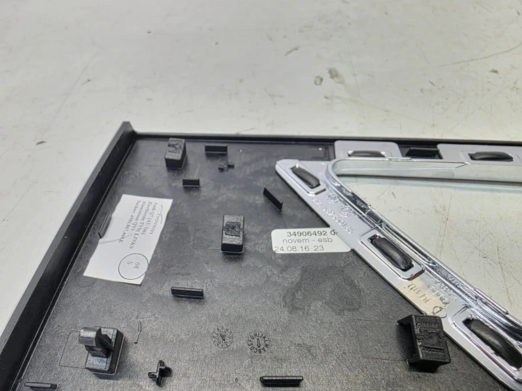 DEKOR DRZWI LEWY TYŁ AUDI Q7 4M 4M0867469E ALUMINIUM QY9