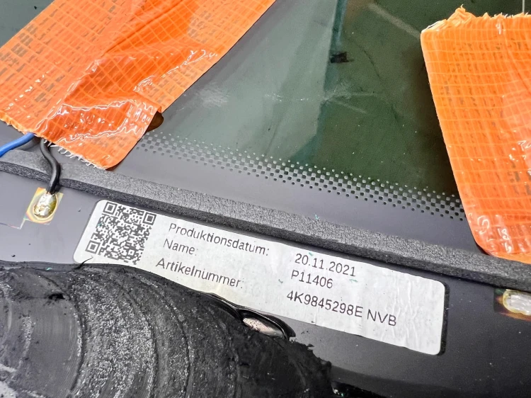 SZYBA KAROSERYJNA PRAWY TYŁ AUDI A6 C8 AVANT KOMBI 4K9845298E 2021