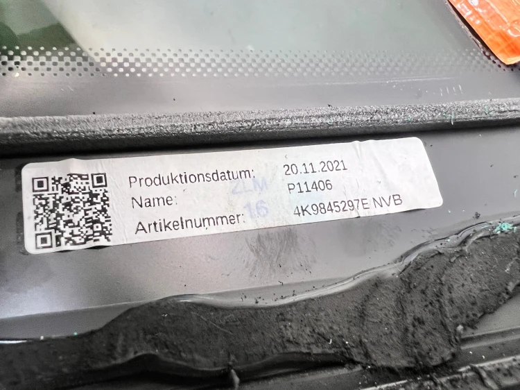 SZYBA KAROSERYJNA LEWY TYŁ AUDI A6 C8 AVANT KOMBI 4K9845297E 2021