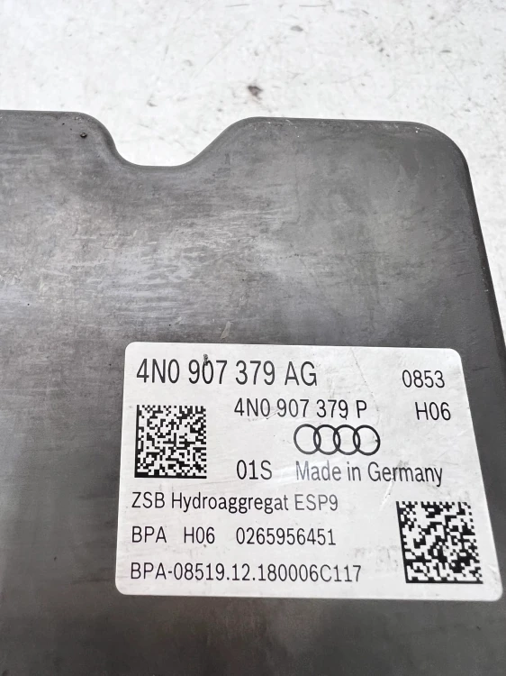 POMPA STEROWNIK ABS ESP AUDI A6 C8 4N0907379AG 4N0907379P