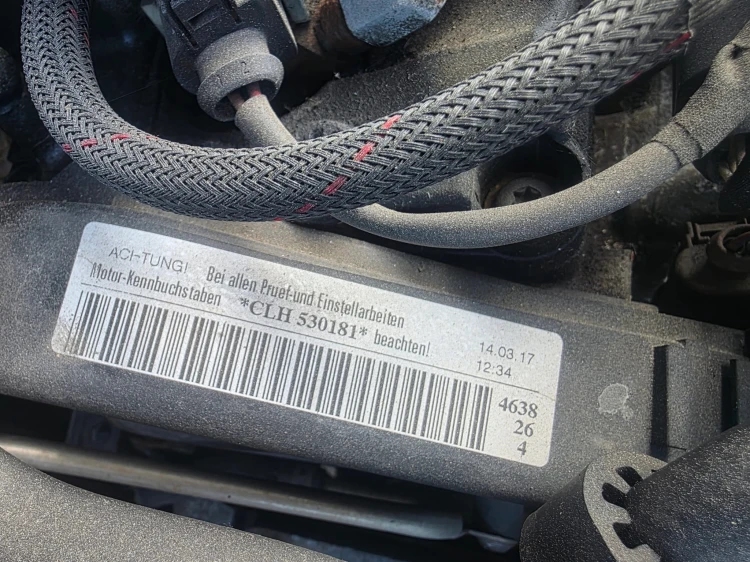 SILNIK KOMPLETNY AUDI VW SEAT SKODA 1.6 TDI CLH CLHA 131205 KM ORYGINAŁ !!