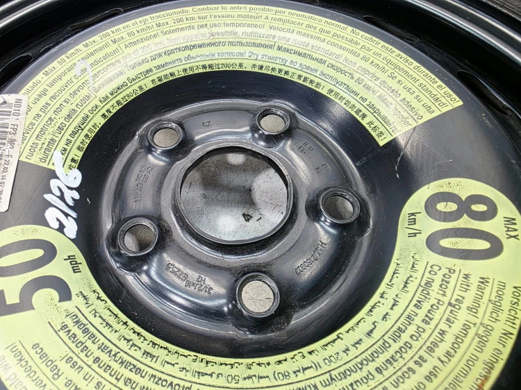 KOŁO DOJAZDOWE AUDI A3 8P VOLKSWAGEN SEAT SKODA 1K0601027AQ R16 2/26