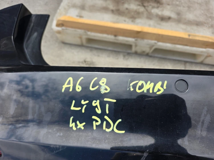 ZDERZAK TYŁ AUDI A6 C8 LY9T KOMBI AVANT 4XPDC HAK KOMPLETNY !!!