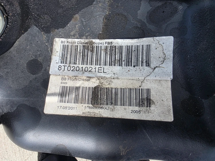 BAK ZBIORNIK PALIWA AUDI A4 B8 A5 8T 8T0201021EL 2.0 DIESEL