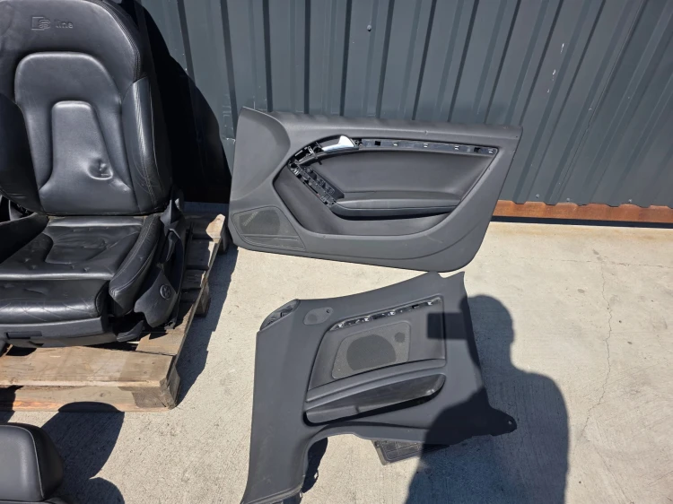 FOTEL FOTELE AUDI A5 8T COUPE CABRIO SKÓRA S LINE PODGRZEWANE KOMPLET *1*!!