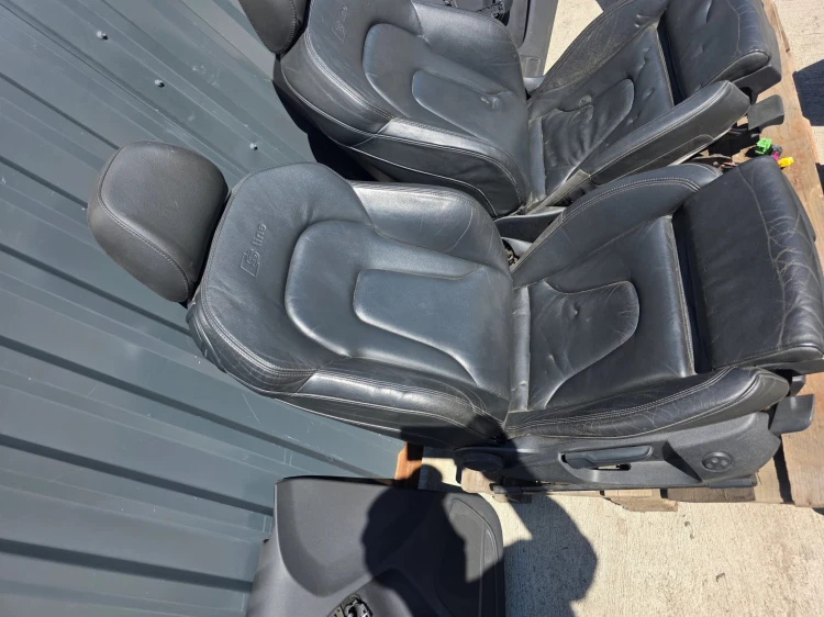 FOTEL FOTELE AUDI A5 8T COUPE CABRIO SKÓRA S LINE PODGRZEWANE KOMPLET *1*!!