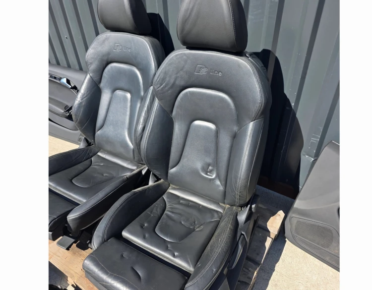 FOTEL FOTELE AUDI A5 8T COUPE CABRIO SKÓRA S LINE PODGRZEWANE KOMPLET *1*!!