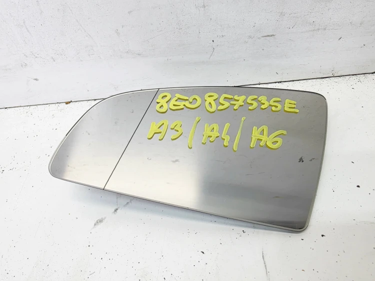 WKŁAD LUSTERKA LEWY SZKŁO LUSTRO AUDI A3 8P A4 B7 A6 C6 8E0857535E
