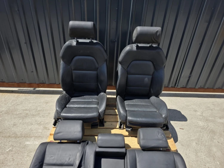 FOTEL FOTELE KOMPLET AUDI A6 C6 S LINE SKÓRA KUBEŁKI PODGRZEWANE !!!*1