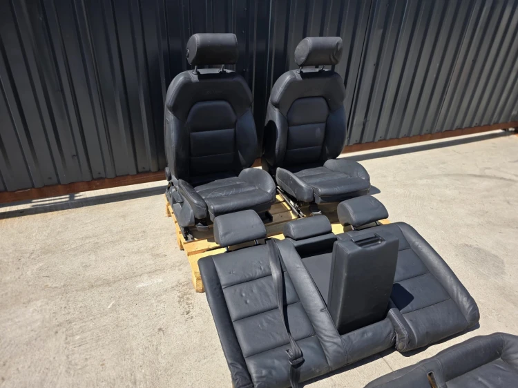FOTEL FOTELE KOMPLET AUDI A6 C6 S LINE SKÓRA KUBEŁKI PODGRZEWANE !!!*1