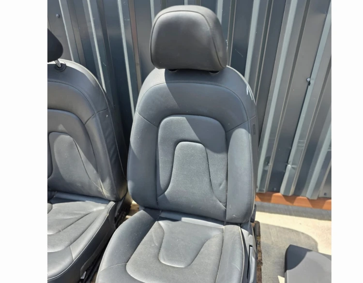 FOTEL FOTELE AUDI A4 B8 KOMPLET SKÓRA 2008-2016 BEZ PODGRZEWANIA !!! *1