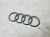 ZNACZEK EMBLEMAT Z POKRYWY SILNIA AUDI A3 A4 A5 A6 4H0103940A 131MMX46MM