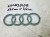 ZNACZEK EMBLEMAT Z POKRYWY SILNIA AUDI A3 A4 A5 A6 4H0103940A 131MMX46MM