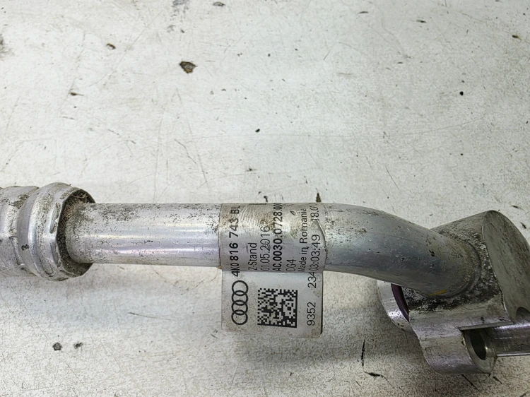 WĄŻ KLIMATYZACJI RURKA CZYNNIKA CHŁODZĄCEGO AUDI A6 C8 A7 4K0816743BL