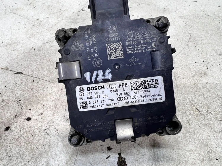 RADAR DISTRONIC SENSOR ACC AUDI A4 B9 A5 8W 8W0907561C 1/26