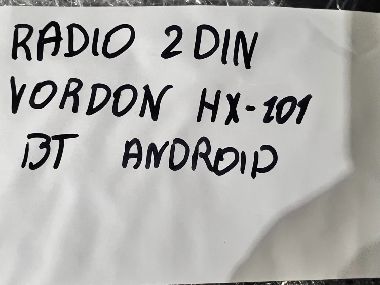 RADIO 2 DIN VORDON HX-101